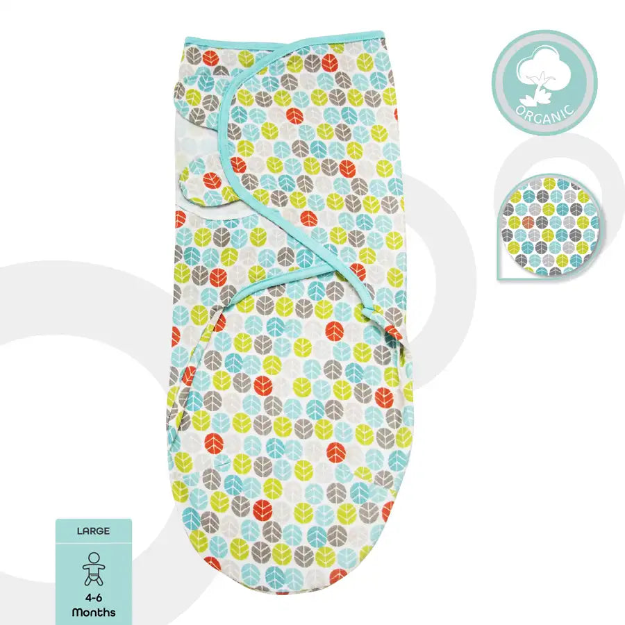 قماط مون عضوي-(أزرق، كبير) قماط مون عضوي-(أزرق، كبير)