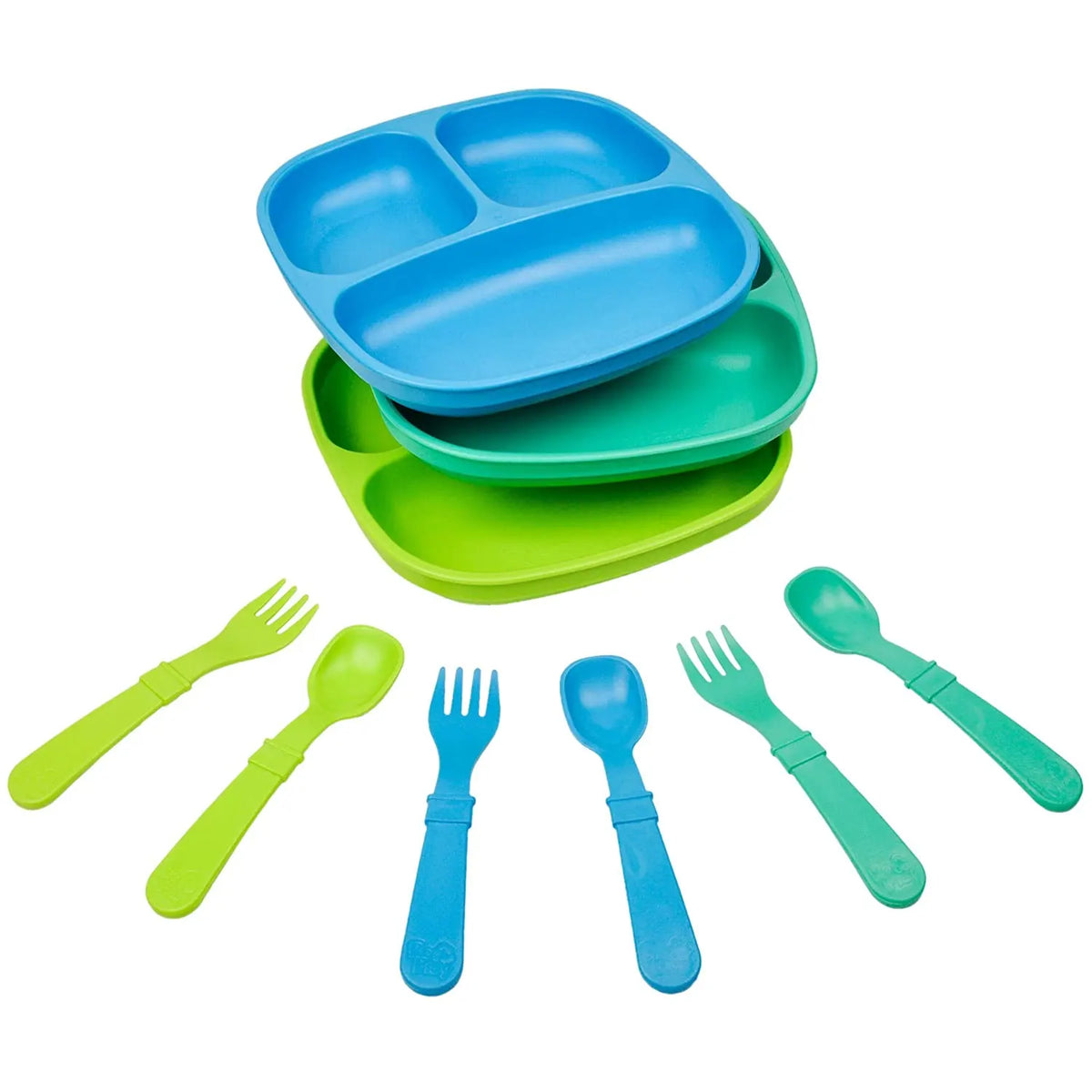 Replay Packaged Divided Plates - Under the Sea