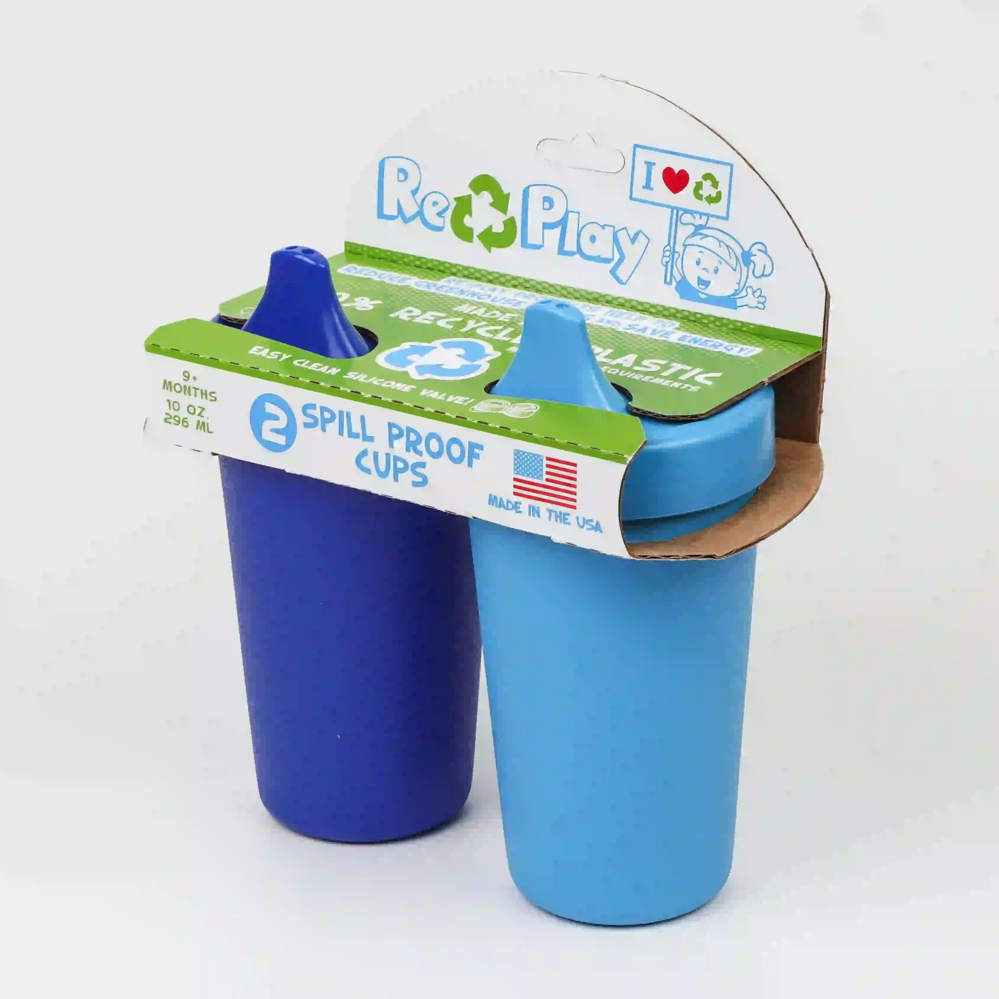 Re-Play - Packaged Spill Proof Cups (True Blue)
