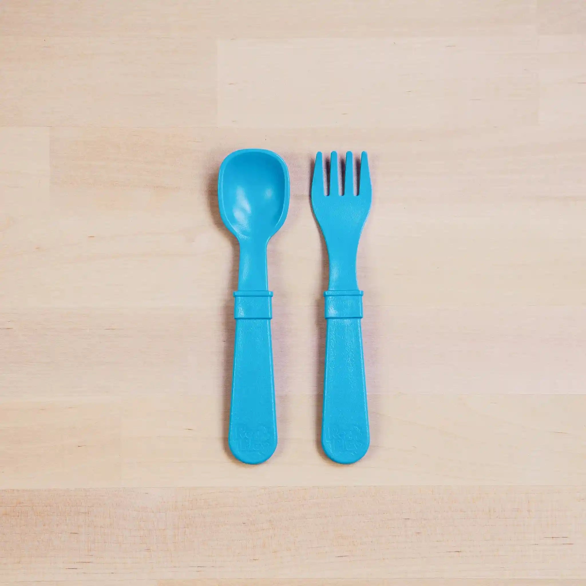 Re-Play - Packaged Utensils (Spoons And Forks) - Pack of 8 (True Blue)