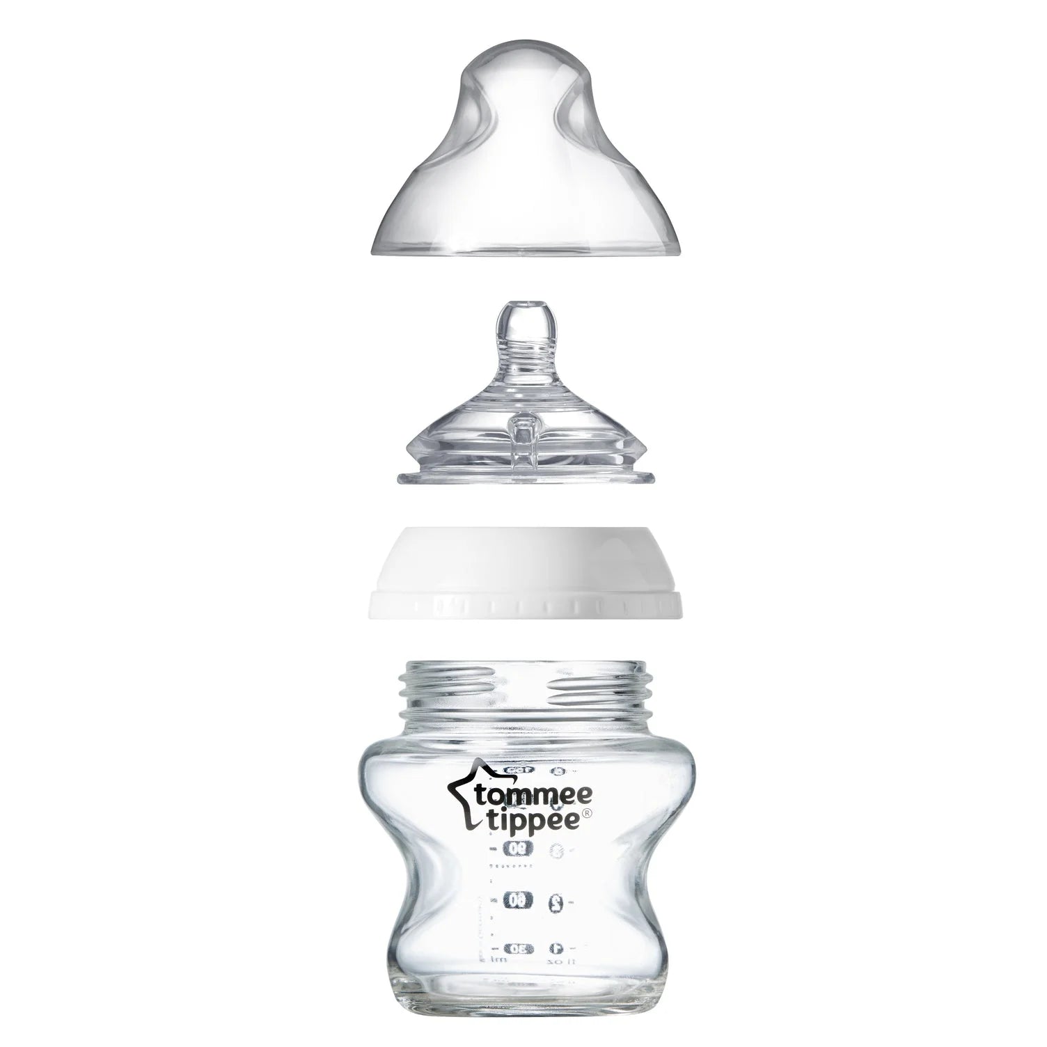 Tommee Tippee Closer To Nature Teats, Medium Flow X 2 (Clear)