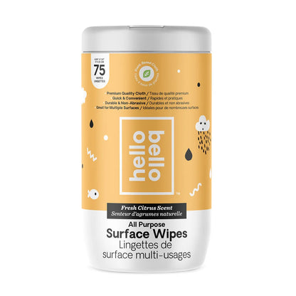 Hello Bello Surface Cleaning Wipes 75 Pcs
