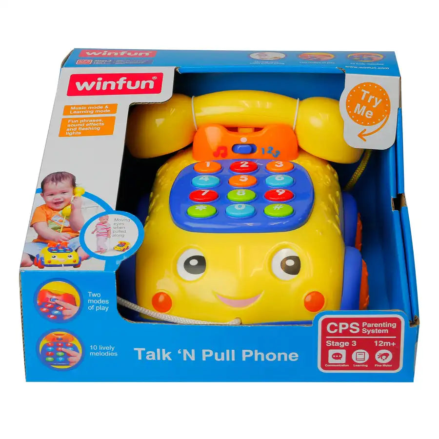 هاتف Winfun Talk 'N Pull هاتف Winfun Talk 'N Pull