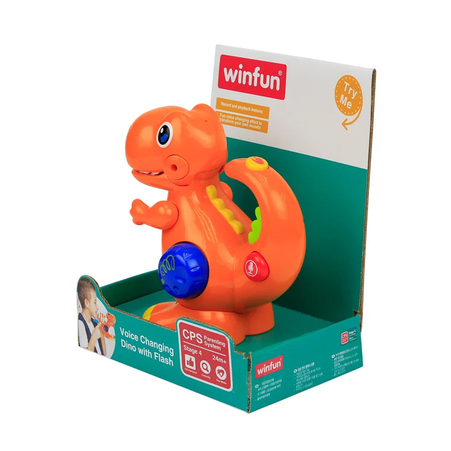 Winfun Voice Changing Dino With Flash Winfun Voice Changing Dino With Flash