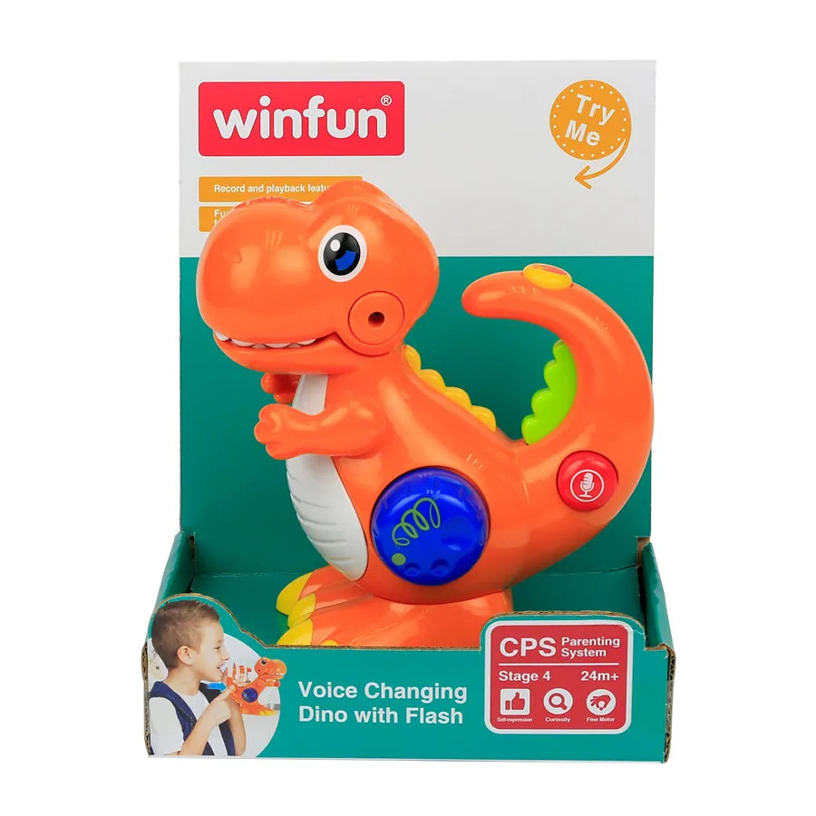 Winfun Voice Changing Dino With Flash Winfun Voice Changing Dino With Flash