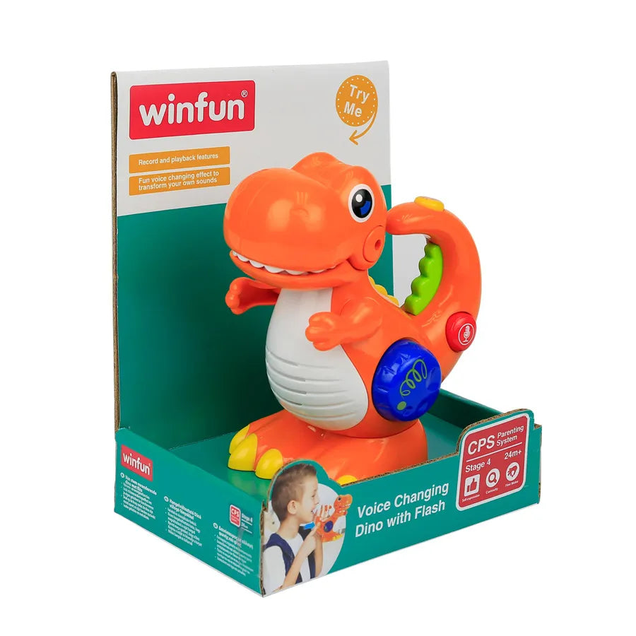 Winfun Voice Changing Dino With Flash Winfun Voice Changing Dino With Flash