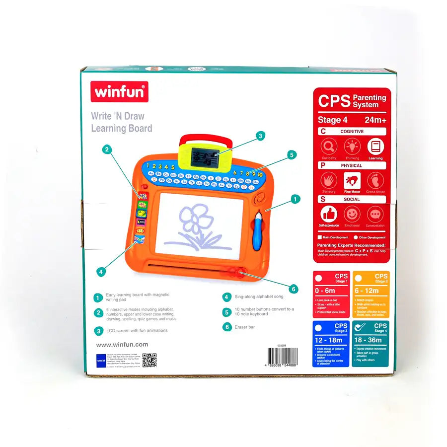 لوحة تعليم الكتابة والرسم من Winfun لوحة تعليم الكتابة والرسم من Winfun