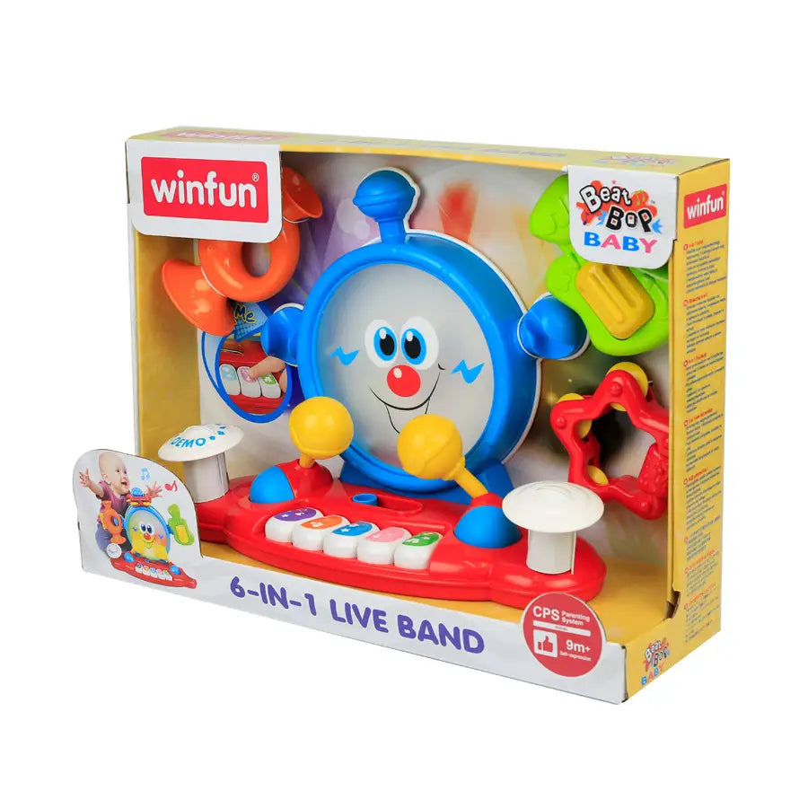فرقة موسيقية حية 6 في 1 من Winfun فرقة موسيقية حية 6 في 1 من Winfun