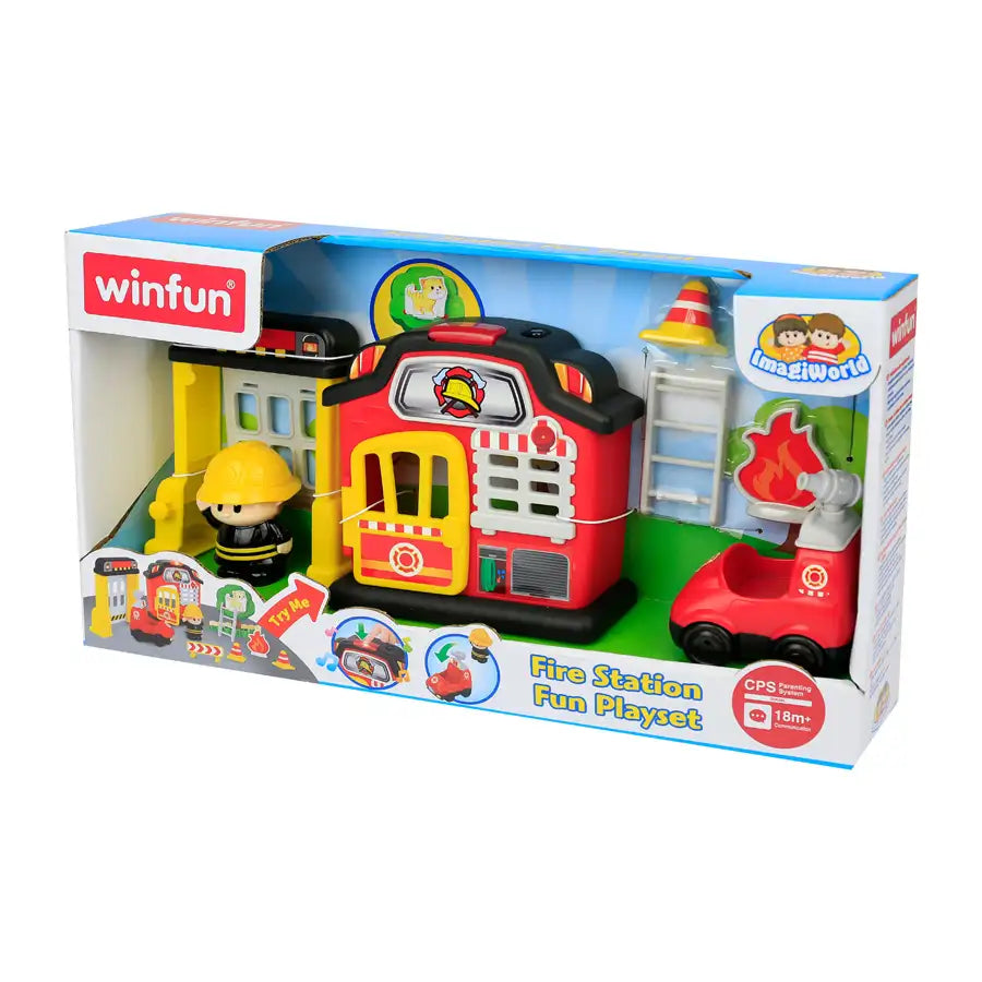 Winfun Fire Station Fun Playset Winfun Fire Station Fun Playset