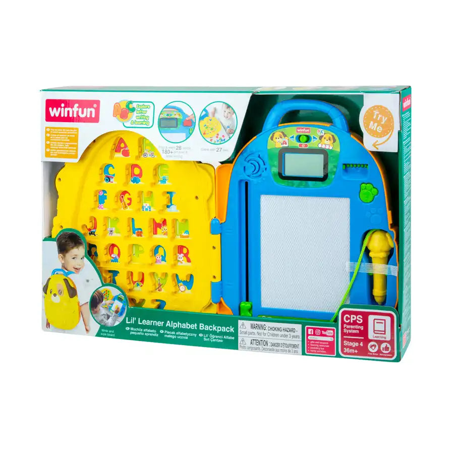Winfun Lil' Learner Alphabet Backpack Winfun Lil' Learner Alphabet Backpack