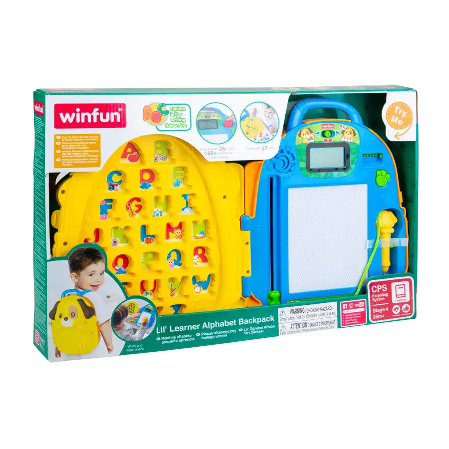 Winfun Lil' Learner Alphabet Backpack Winfun Lil' Learner Alphabet Backpack