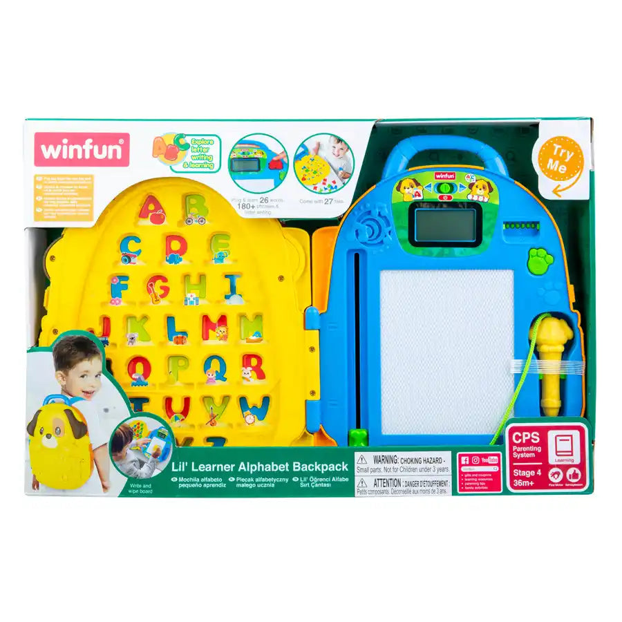 Winfun Lil' Learner Alphabet Backpack Winfun Lil' Learner Alphabet Backpack