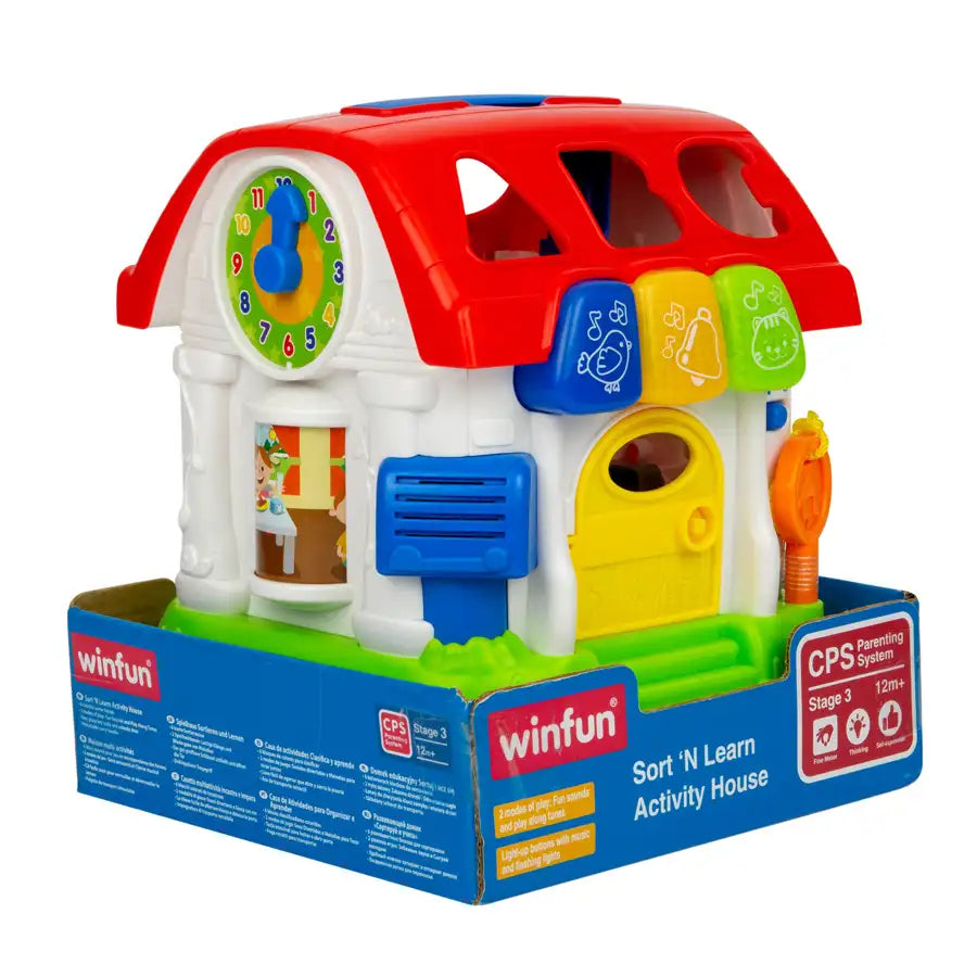 Winfun Sort 'N Learn Activity House Winfun Sort 'N Learn Activity House