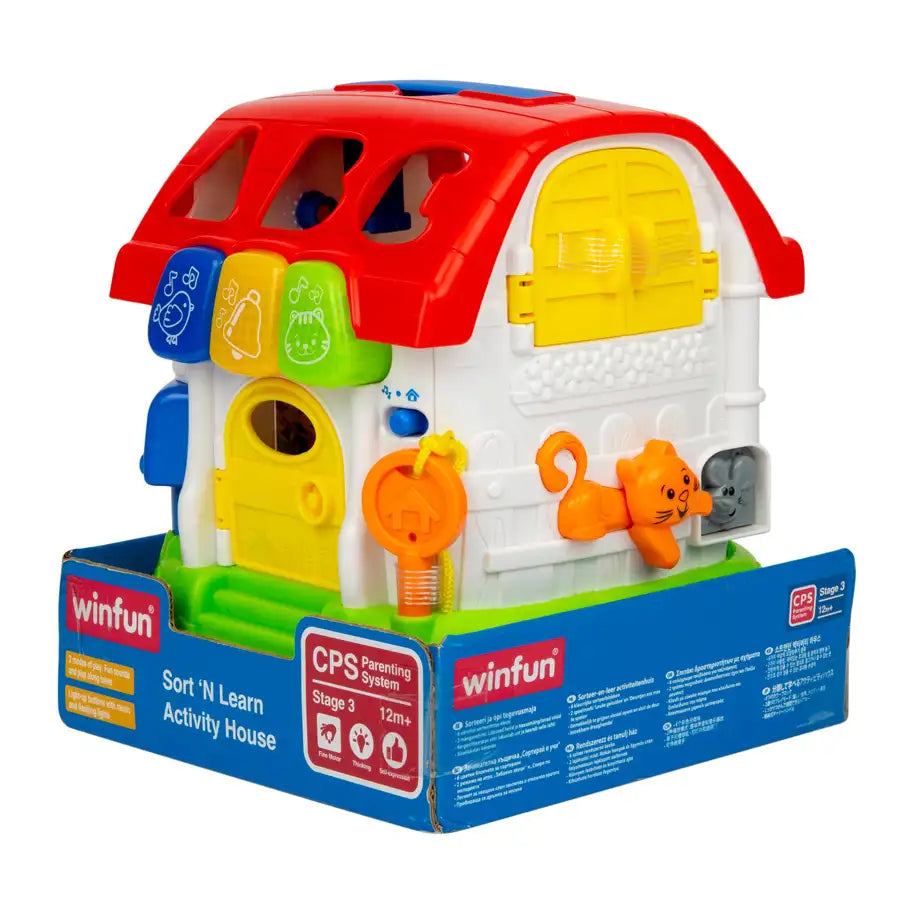 Winfun Sort 'N Learn Activity House Winfun Sort 'N Learn Activity House