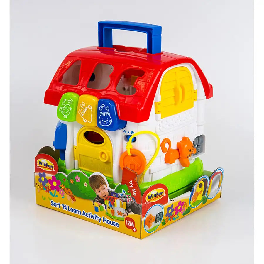 Winfun Sort 'N Learn Activity House Winfun Sort 'N Learn Activity House