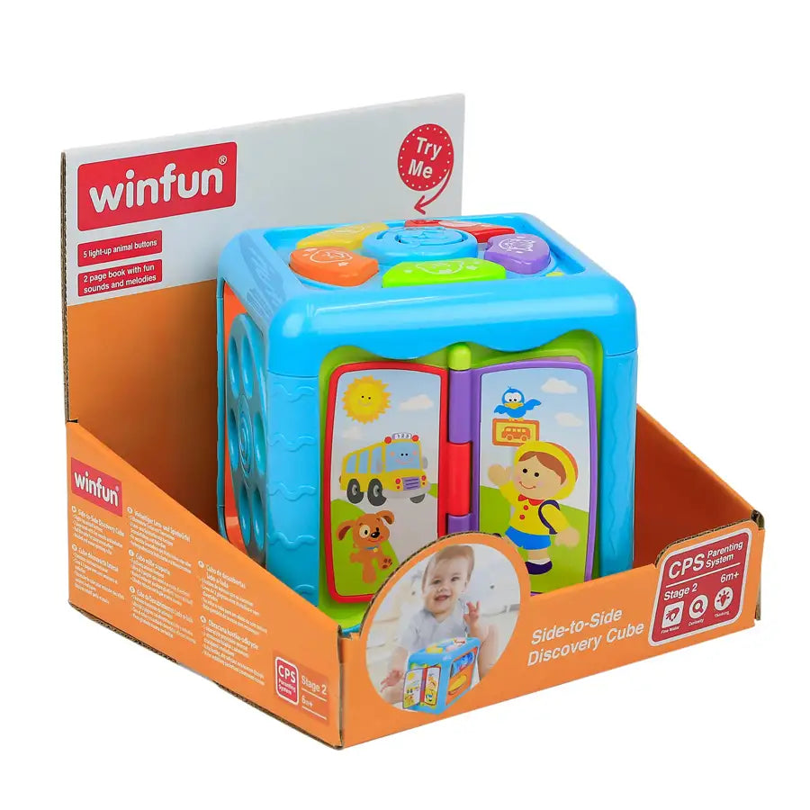 مكعب الاكتشاف من جانب إلى جانب من Winfun مكعب الاكتشاف من جانب إلى جانب من Winfun