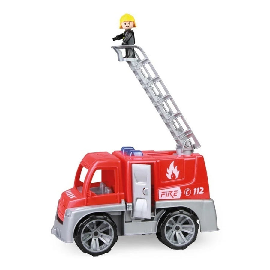 Lena Truxx Firebrigade With Ladder, Open Box