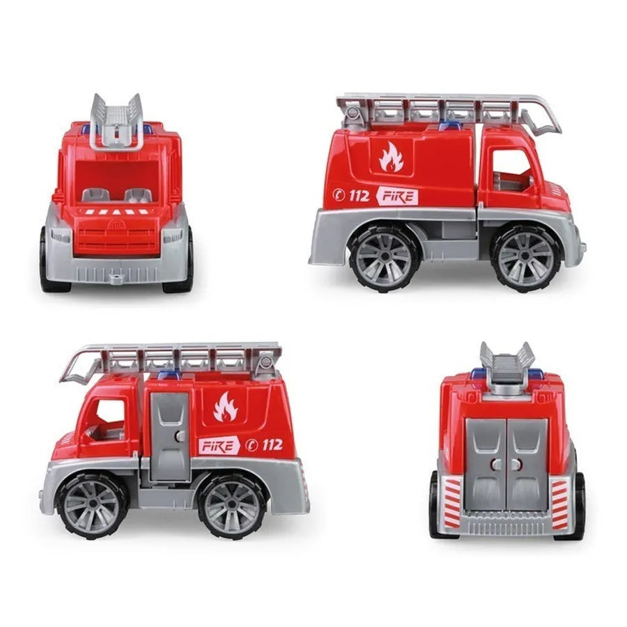 Lena Truxx Firebrigade With Ladder, Open Box