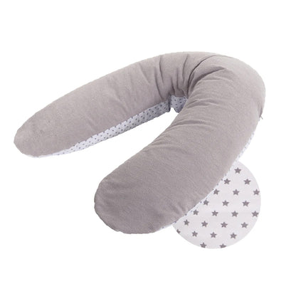 Tineo 2-in-1 Maternity and Nursing Pillow - Grey with Stars