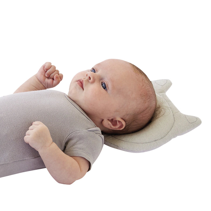 Tineo Headrest Shaper Baby Infant Pillow - Little Wolf Grey