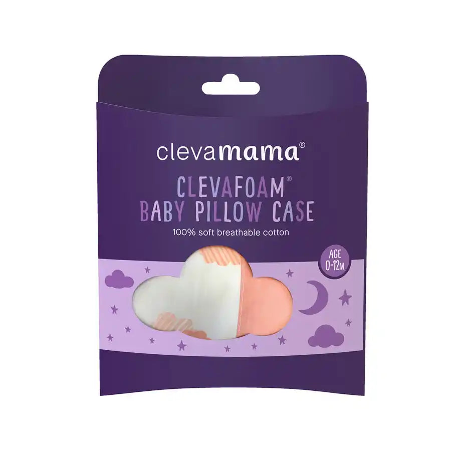 ClevaFoam Baby Pillow Case (Coral)