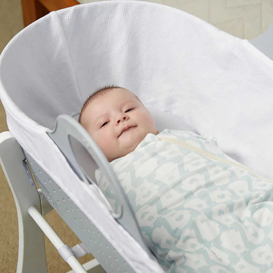 Tommee Tippee Sleepee Moses Basket & Stand (Grey)