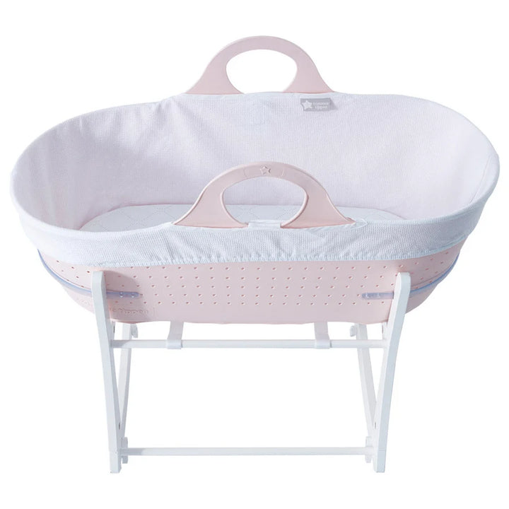 Tommee Tippee Sleepee Moses Basket & Stand (Pink)