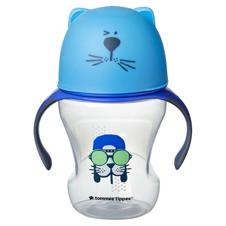 Tommee Tippee Soft Sippee Free Flow Transition Cup 230ml (Blue)