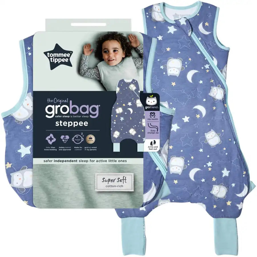 Tommee Tippee The Original Grobag Steppee Baby, 6-18m, Dreamy Ollie