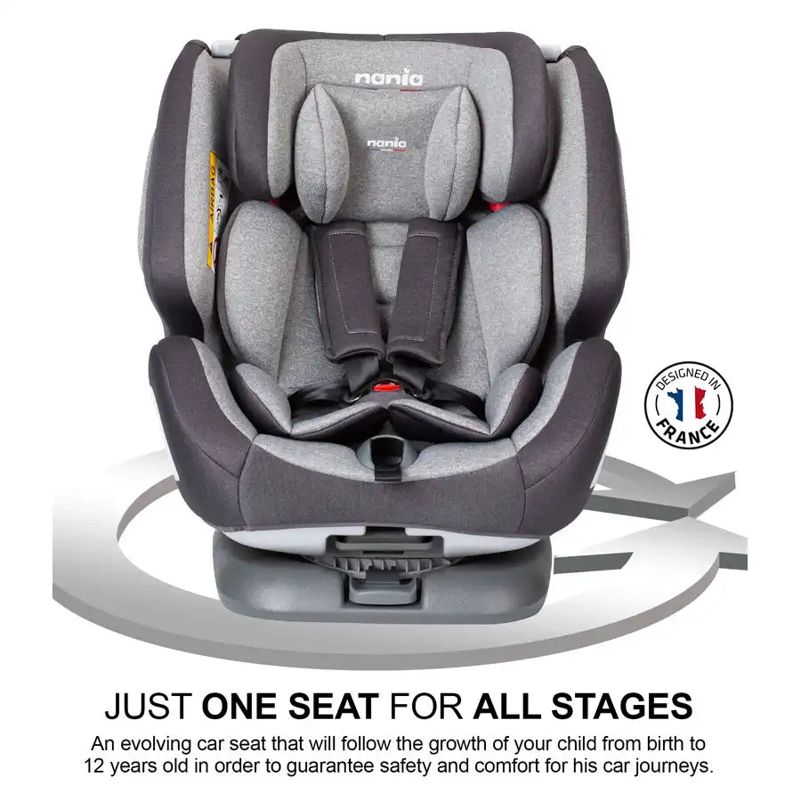 One360° Isofix / مجموعة مزيج رمادي 0+/1/2/3 (0-36 كجم) One360° Isofix / مجموعة مزيج رمادي 0+/1/2/3 (0-36 كجم)