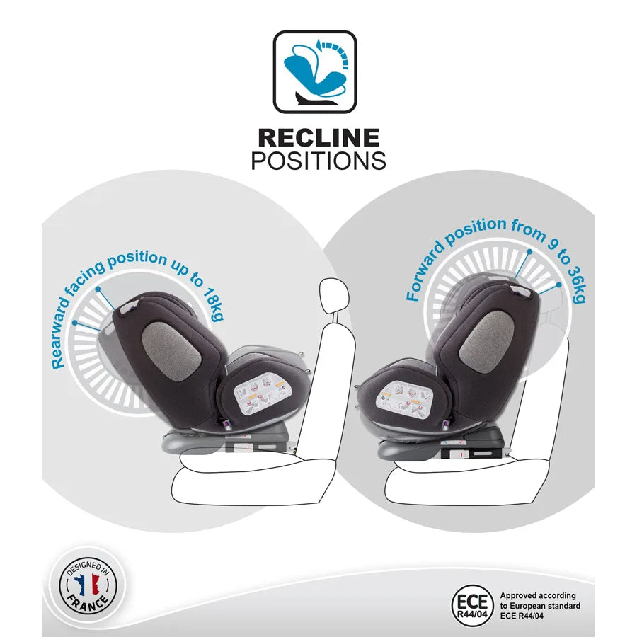 One360° Isofix / مجموعة مزيج رمادي 0+/1/2/3 (0-36 كجم) One360° Isofix / مجموعة مزيج رمادي 0+/1/2/3 (0-36 كجم)