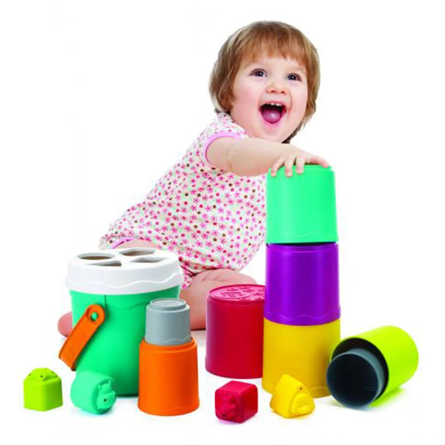 Infantino Shape Sorting Stack'n Nest Buckets Infantino Shape Sorting Stack'n Nest Buckets