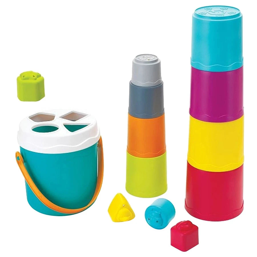 Infantino Shape Sorting Stack'n Nest Buckets Infantino Shape Sorting Stack'n Nest Buckets
