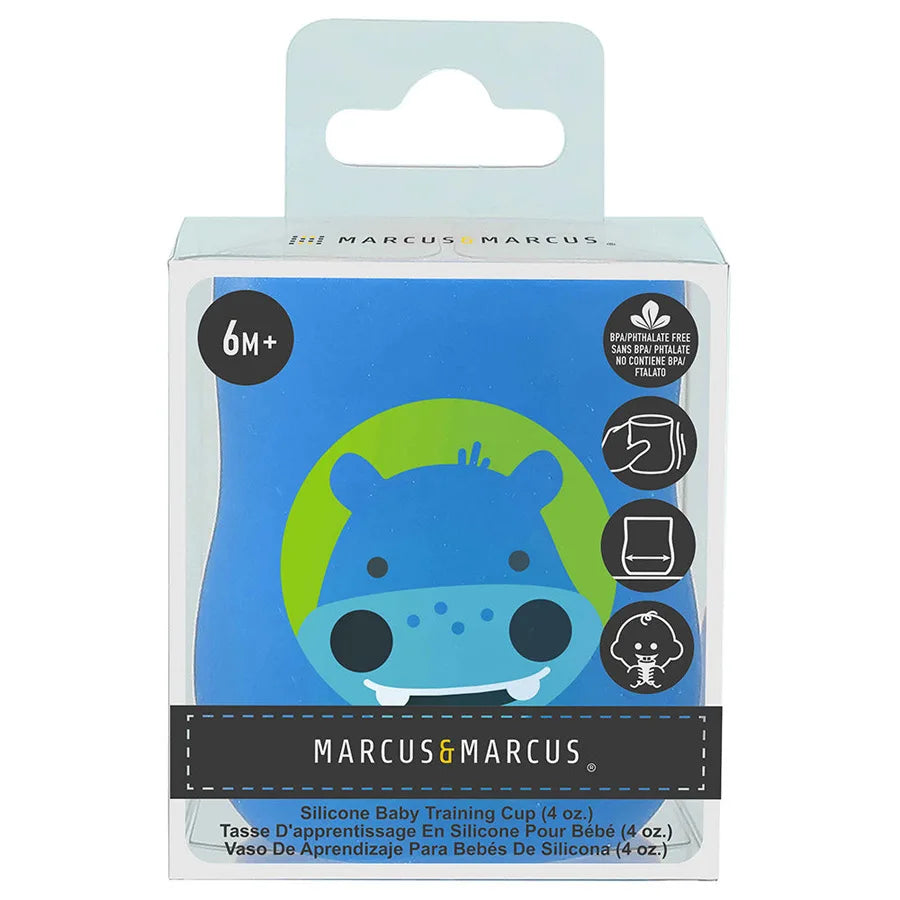Marcus & Marcus Silicone Baby Training Cup (4 Oz) - Lucas