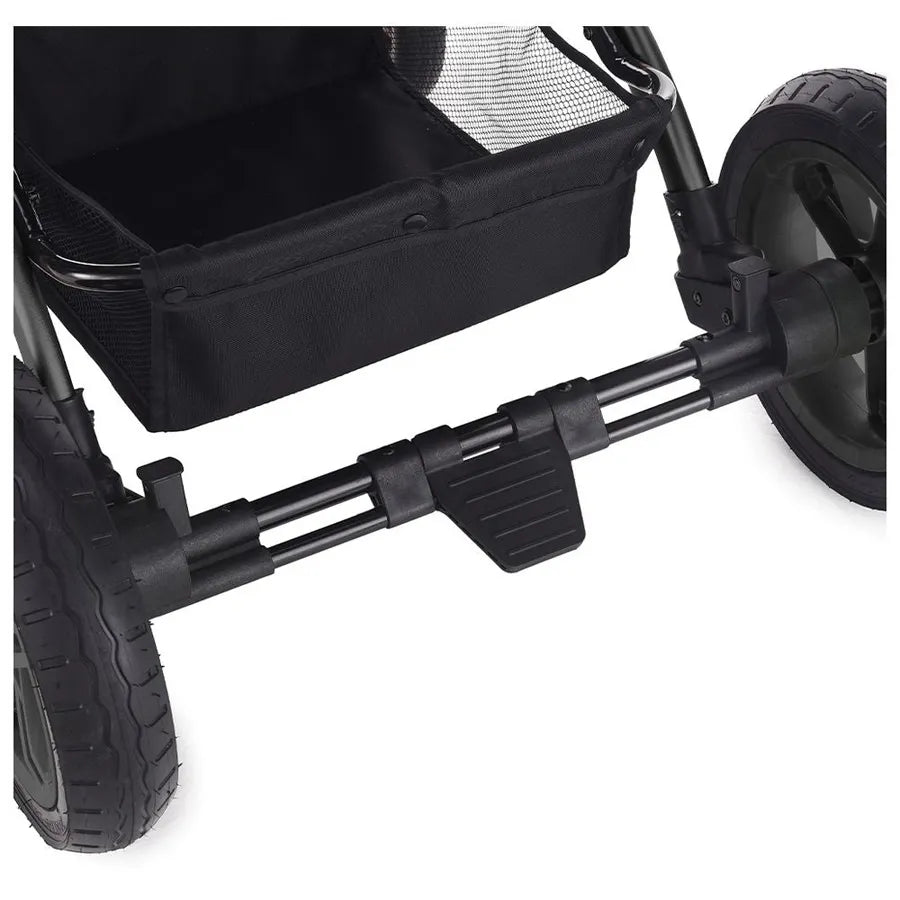 Teknum 3 in 1 Story Pram Stroller and Diaper Bag Bundle (Space Grey)