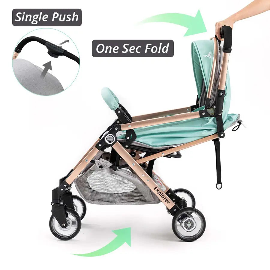 Teknum Explorer Travel Stroller (Mint Green)