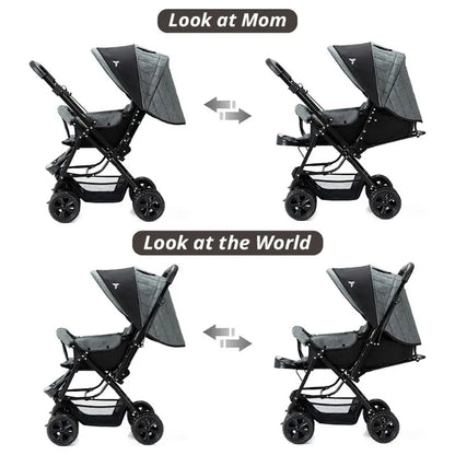 Teknum Look At Me Reversible Stroller (Grey)