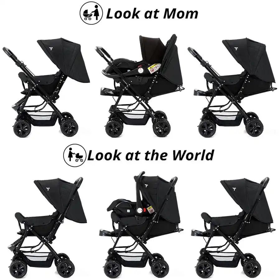 Teknum Reversible Travel System (Black)