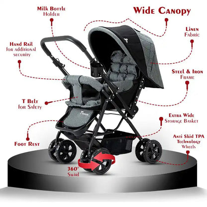Teknum Reversible Travel System (Grey)