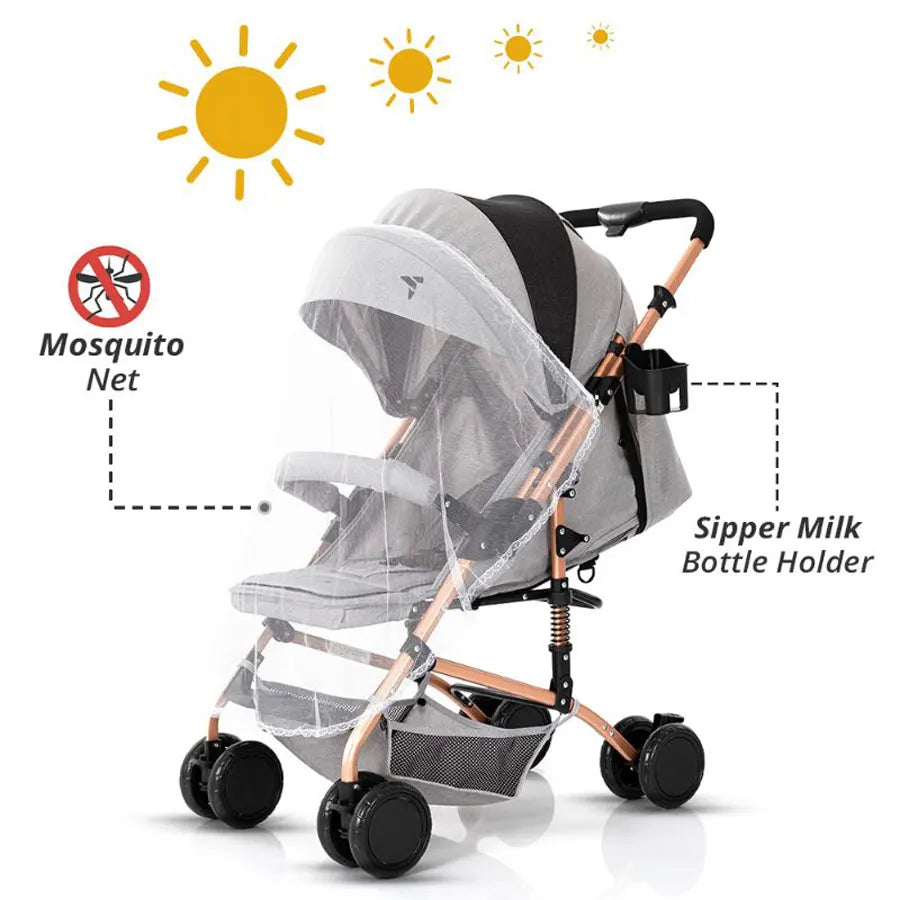Teknum - Reversible Trip Stroller (Grey)