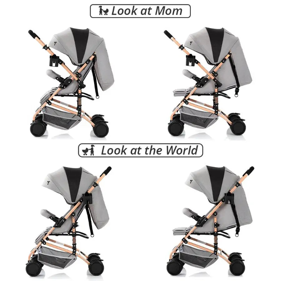 Teknum Reversible Trip Stroller (Grey)