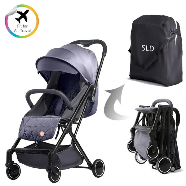 Teknum Travel Lite Stroller in Dark Grey