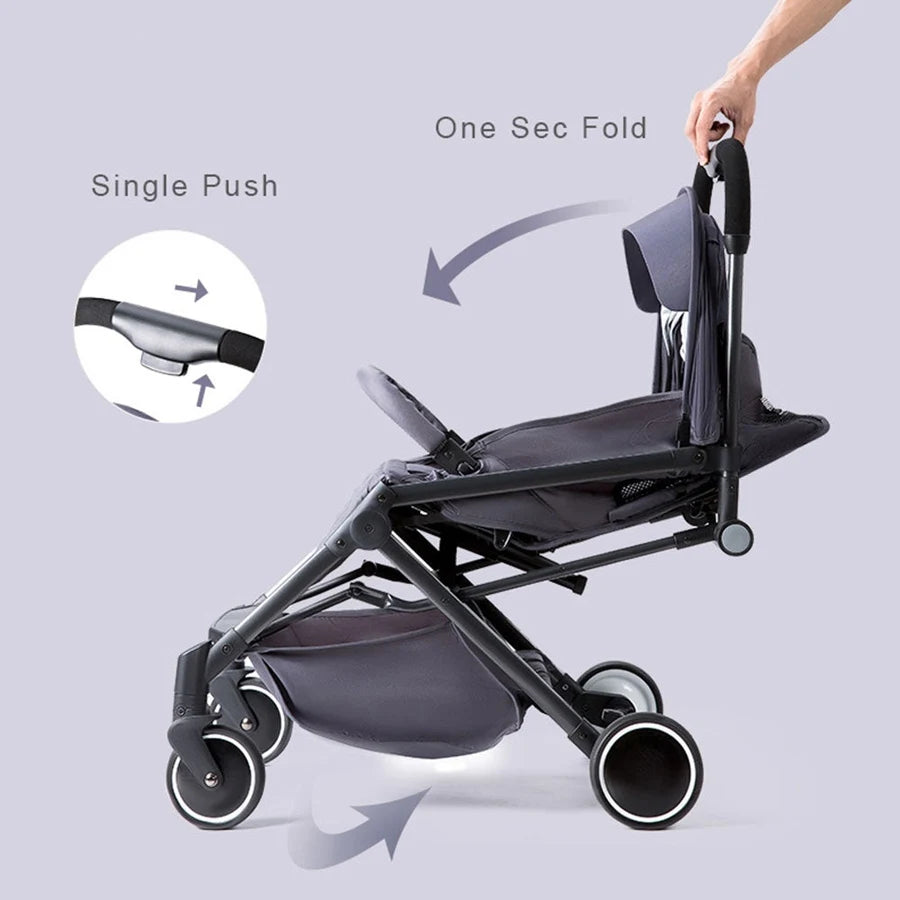 Teknum Travel Lite Stroller SLD (Dark Grey)