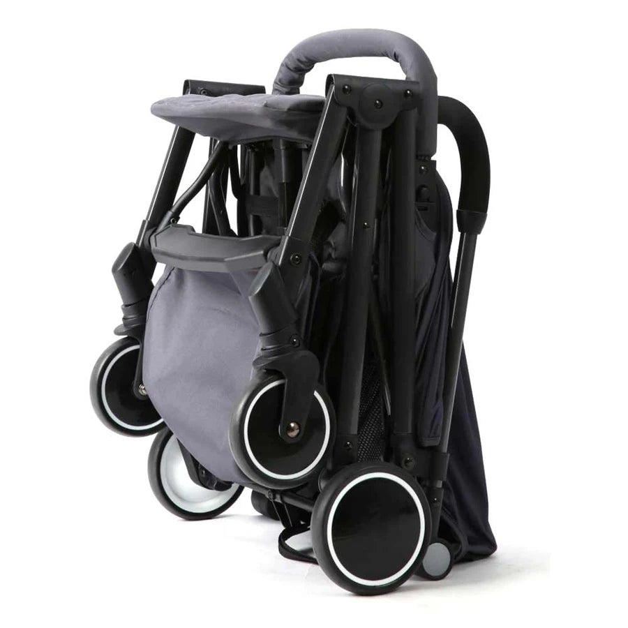 Teknum Grey Travel Lite Stroller + Alameda Diaper Backpack - Large - Grey with Hooks