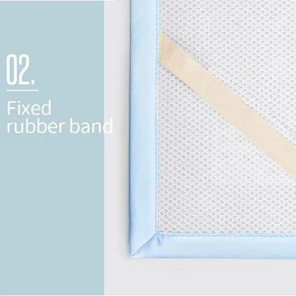 Sunveno Baby Mattress Protector Multipurpose Mat - L (Blue)