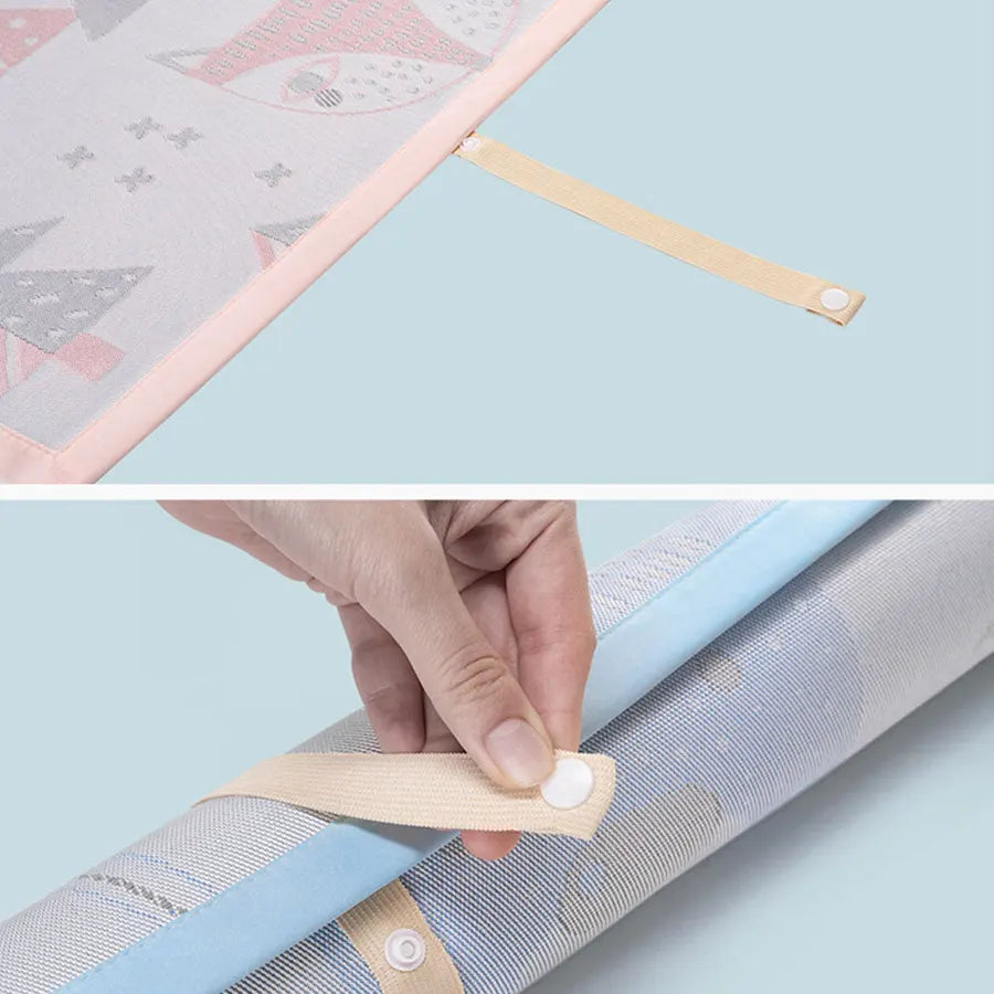 Sunveno - Baby Mattress Protector Multipurpose Mat - L (Pink)