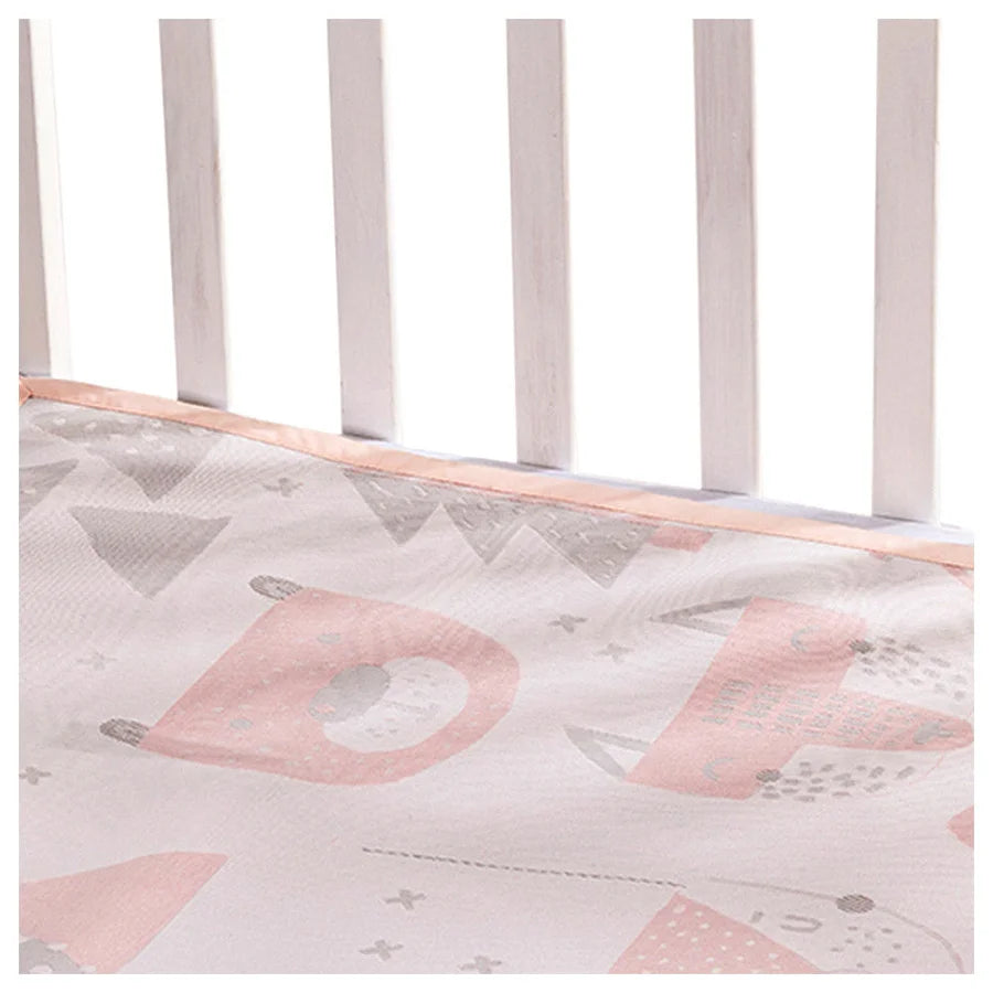 Sunveno - Baby Mattress Protector Multipurpose Mat - L (Pink)