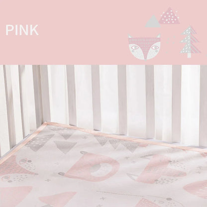 Sunveno Baby Mattress Protector Multipurpose Mat - L (Pink)