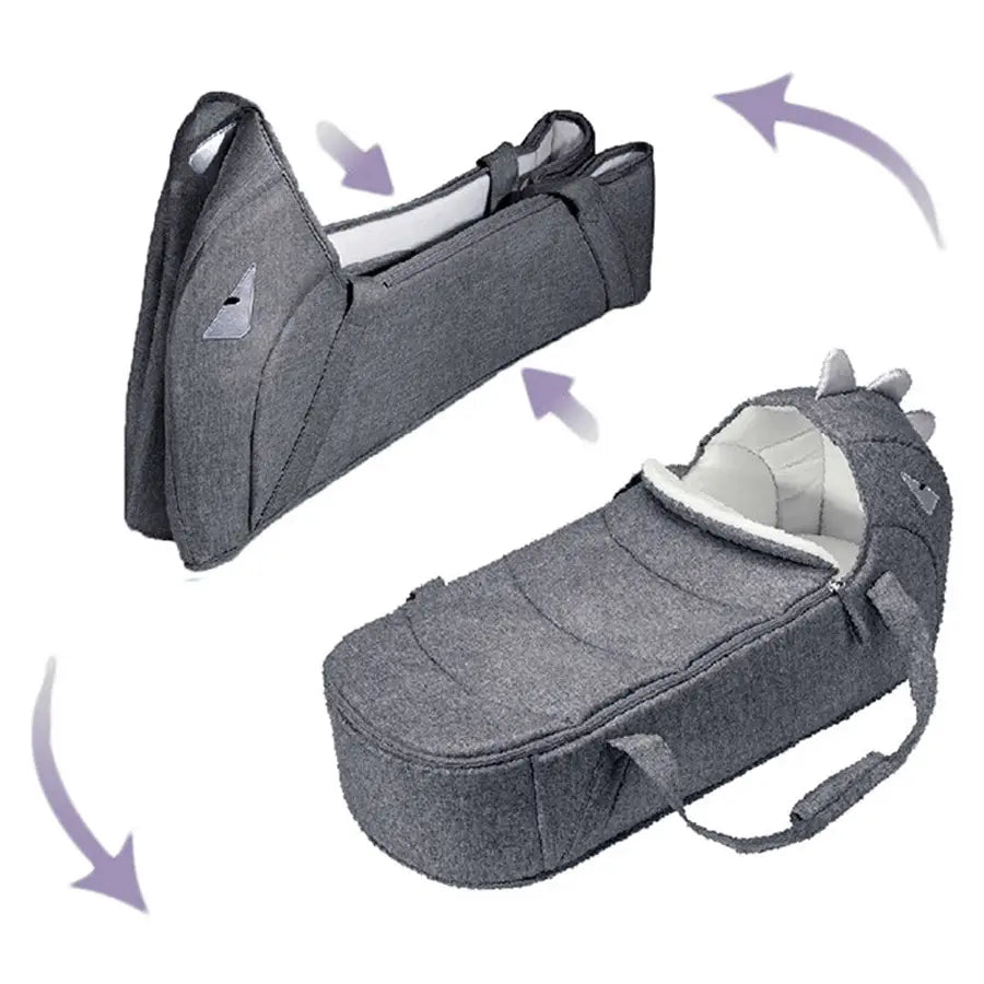 Sunveno - Foldable Travel Carry Cot (Grey)