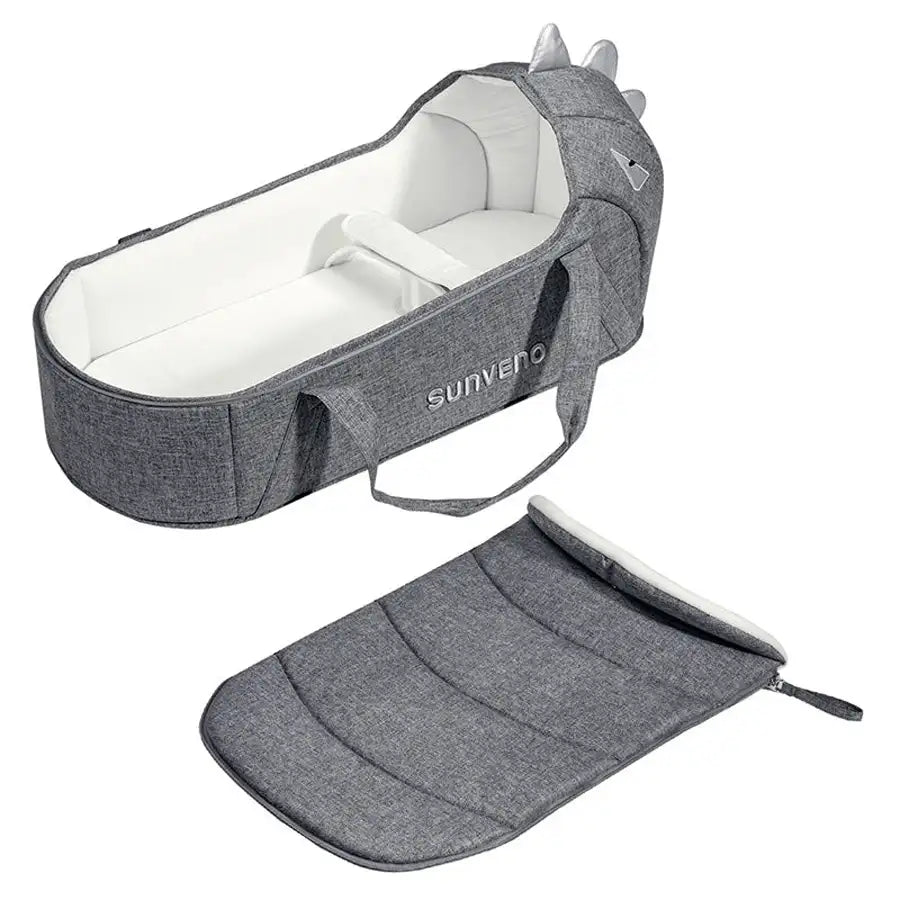 Sunveno - Foldable Travel Carry Cot (Grey)